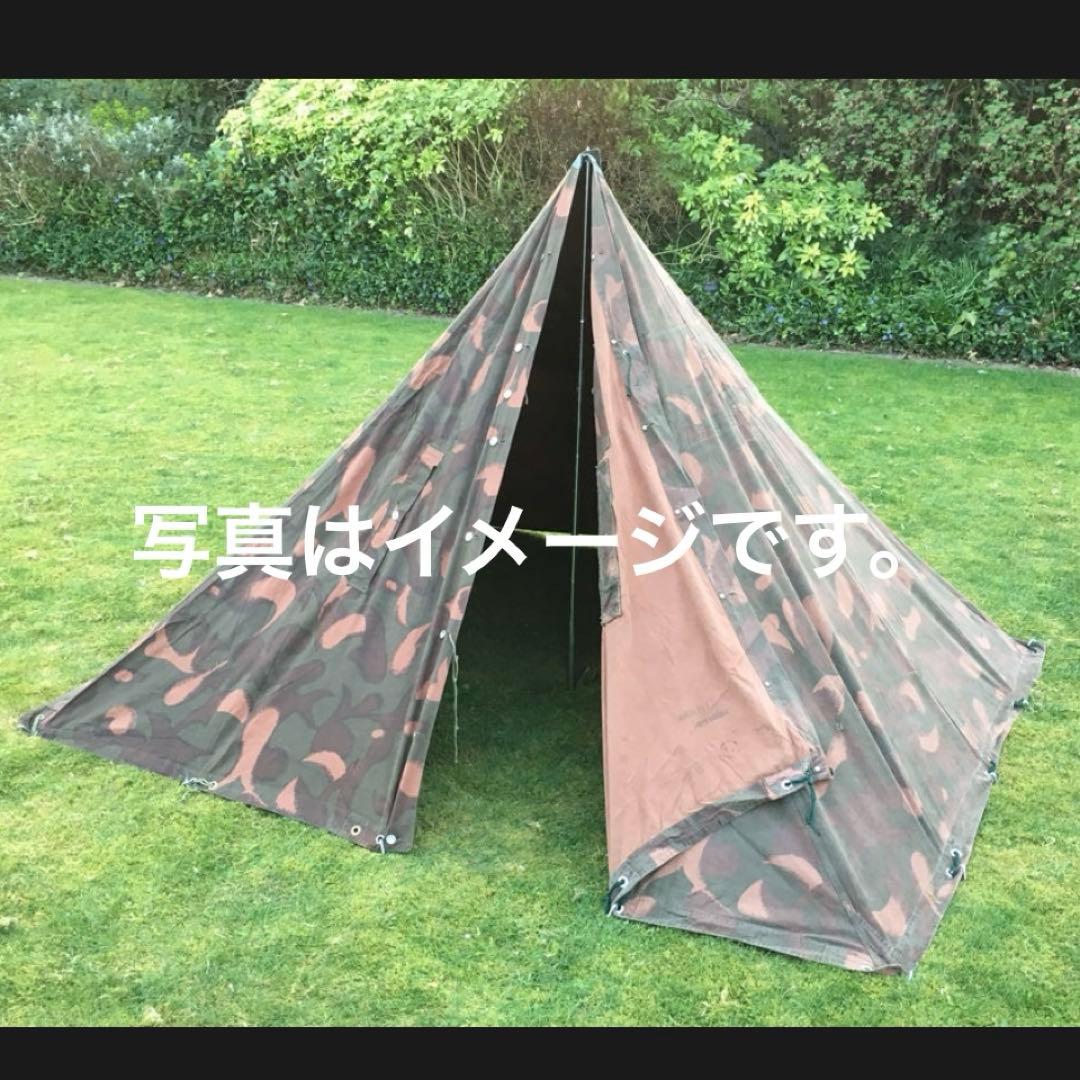 3*1様 ハンガリー軍　軍幕②　ポンチョ　２枚　ポール・ペグセット　ワンポールテ