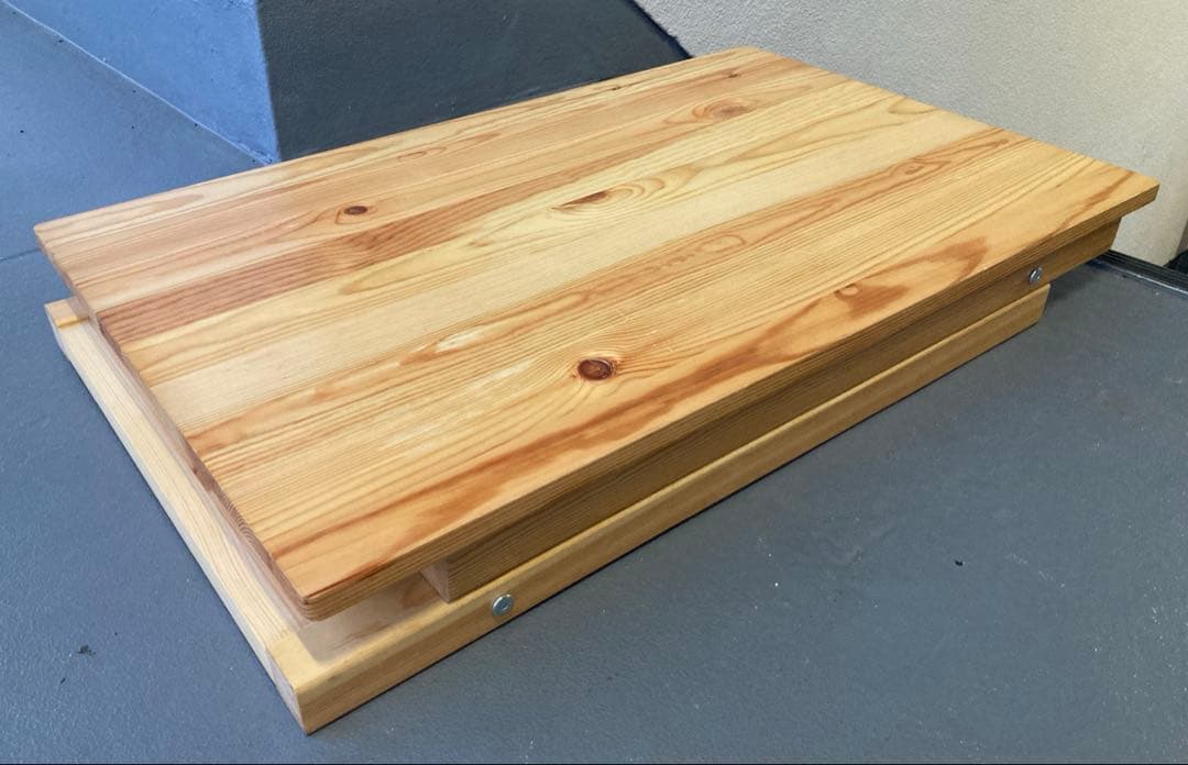 「置き配専用」パイン材 折りたたみ　MUJI 無印良品 机 折り畳みテーブル