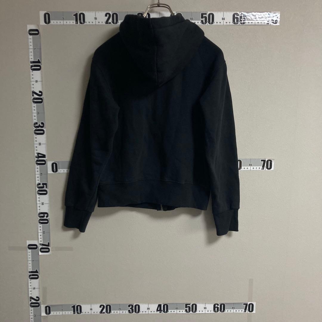 ジップアップ ポロ ラルフローレン RALPH LAUREN パーカー 黒 S