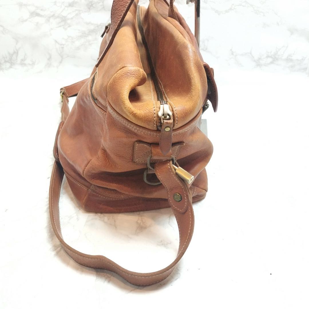 希少 Polo RalphLauren 2way レザー ボストンバッグ 本革