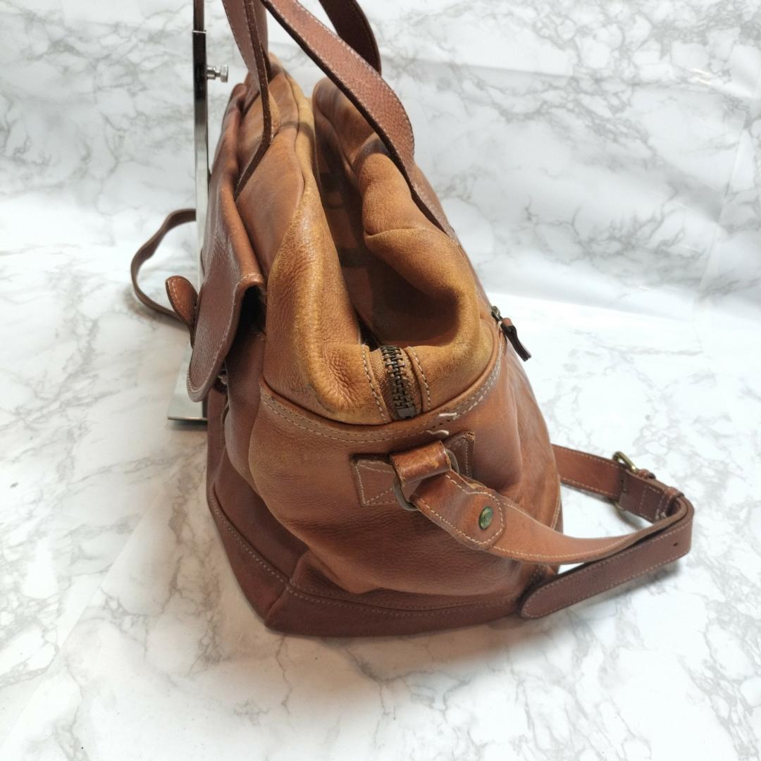 希少 Polo RalphLauren 2way レザー ボストンバッグ 本革