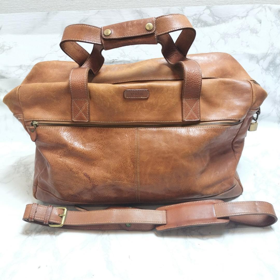 希少 Polo RalphLauren 2way レザー ボストンバッグ 本革