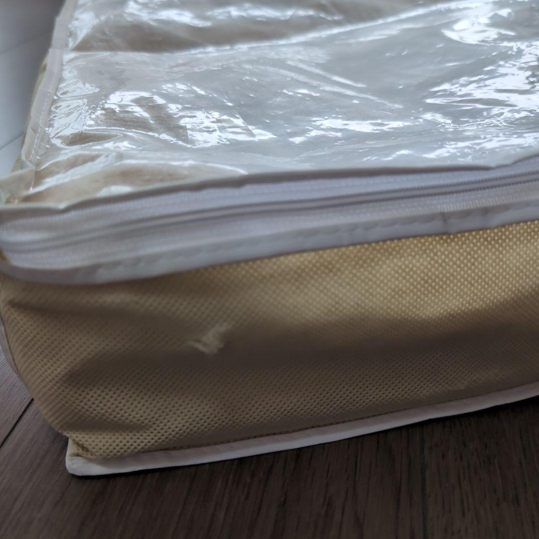 新品未使用　西川の絹毛布 140cm×200cm絹100%日本製ベージュキャメル