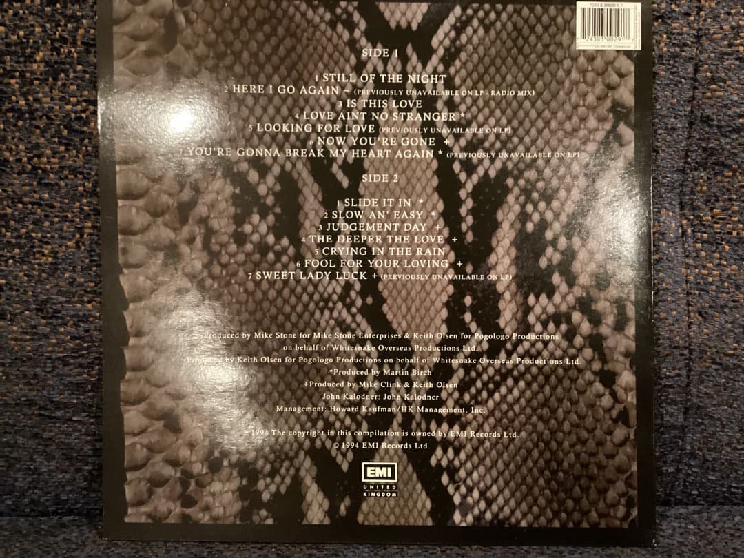 Whitesnake Greatest Hits ホワイトスネイク