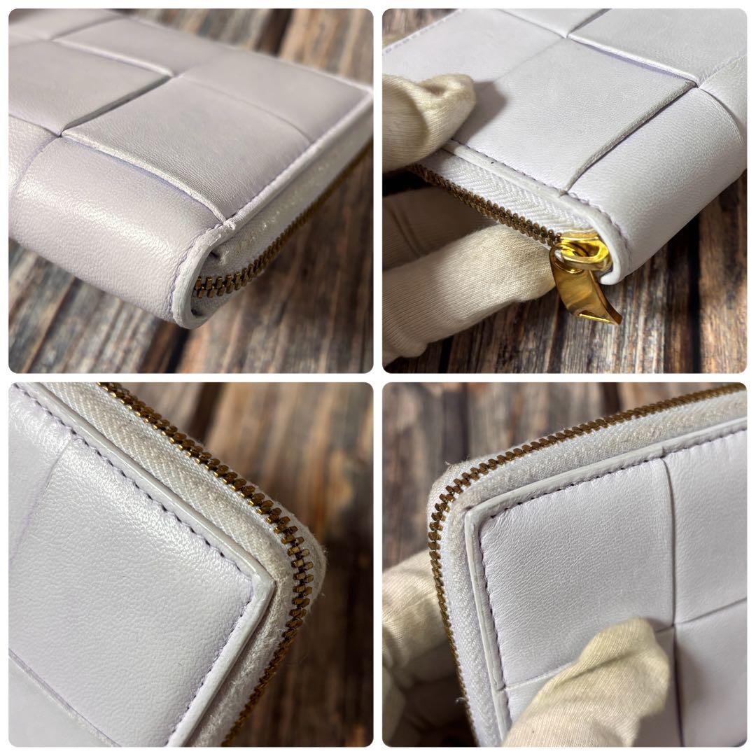 【美品】ボッテガ ヴェネタ ラウンドジップ スモール カセット 二つ折り財布