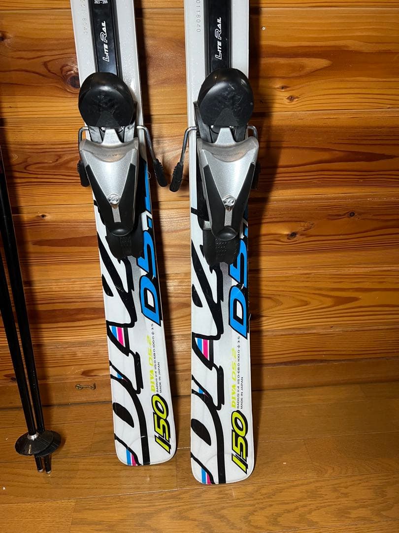 Hart Diva 150cm ストック付き スキーセット