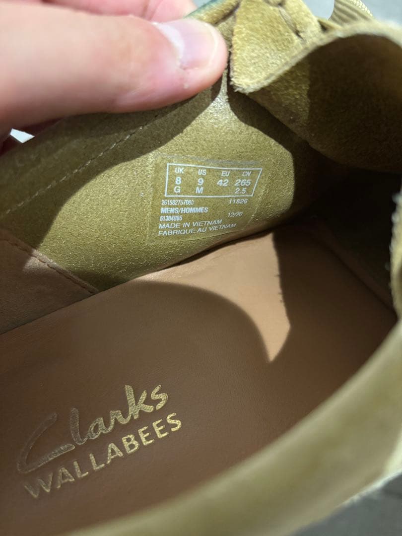 匿*名様 【最安値】クラークス　ワラビー　メープルスエード　26.5cm