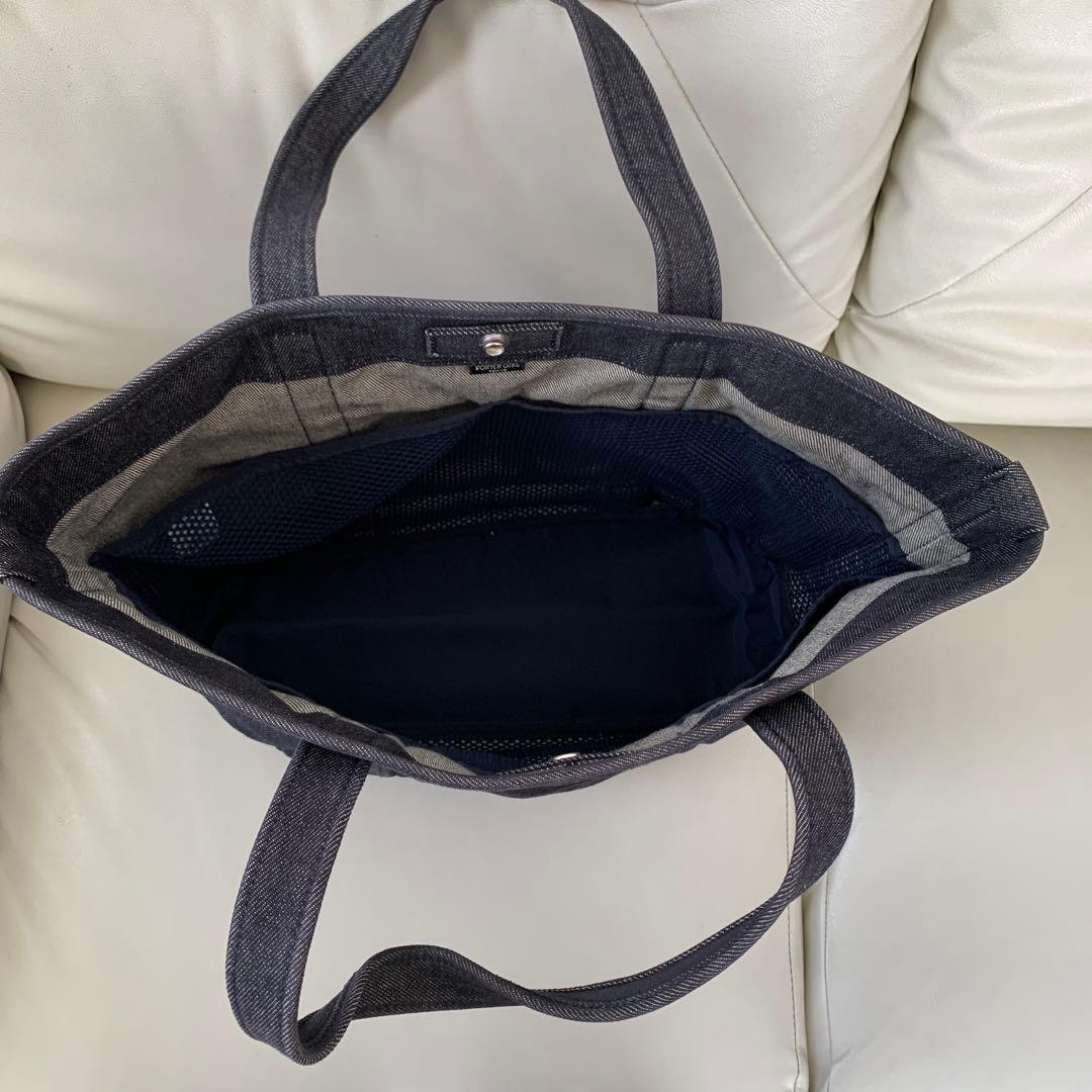 PORTER GIRL トートバッグ デニム 大容量 A4