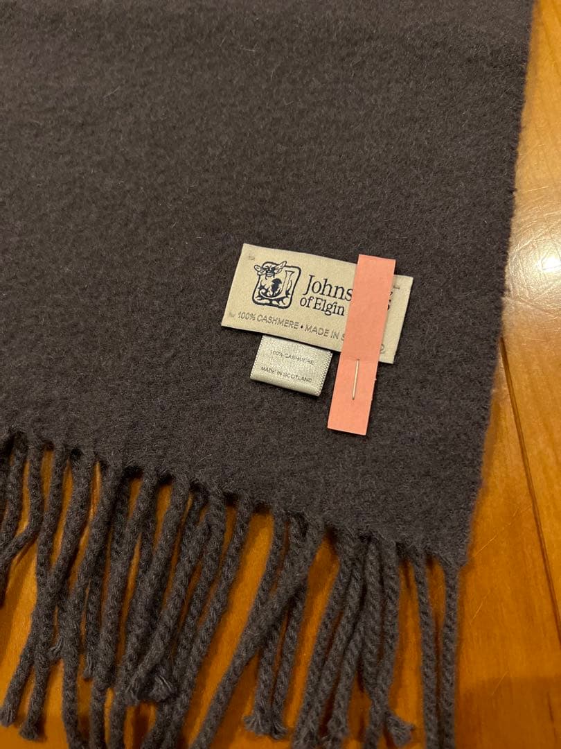 ジョンストンズ　カシミヤ 大判ストール　ナイトシェード