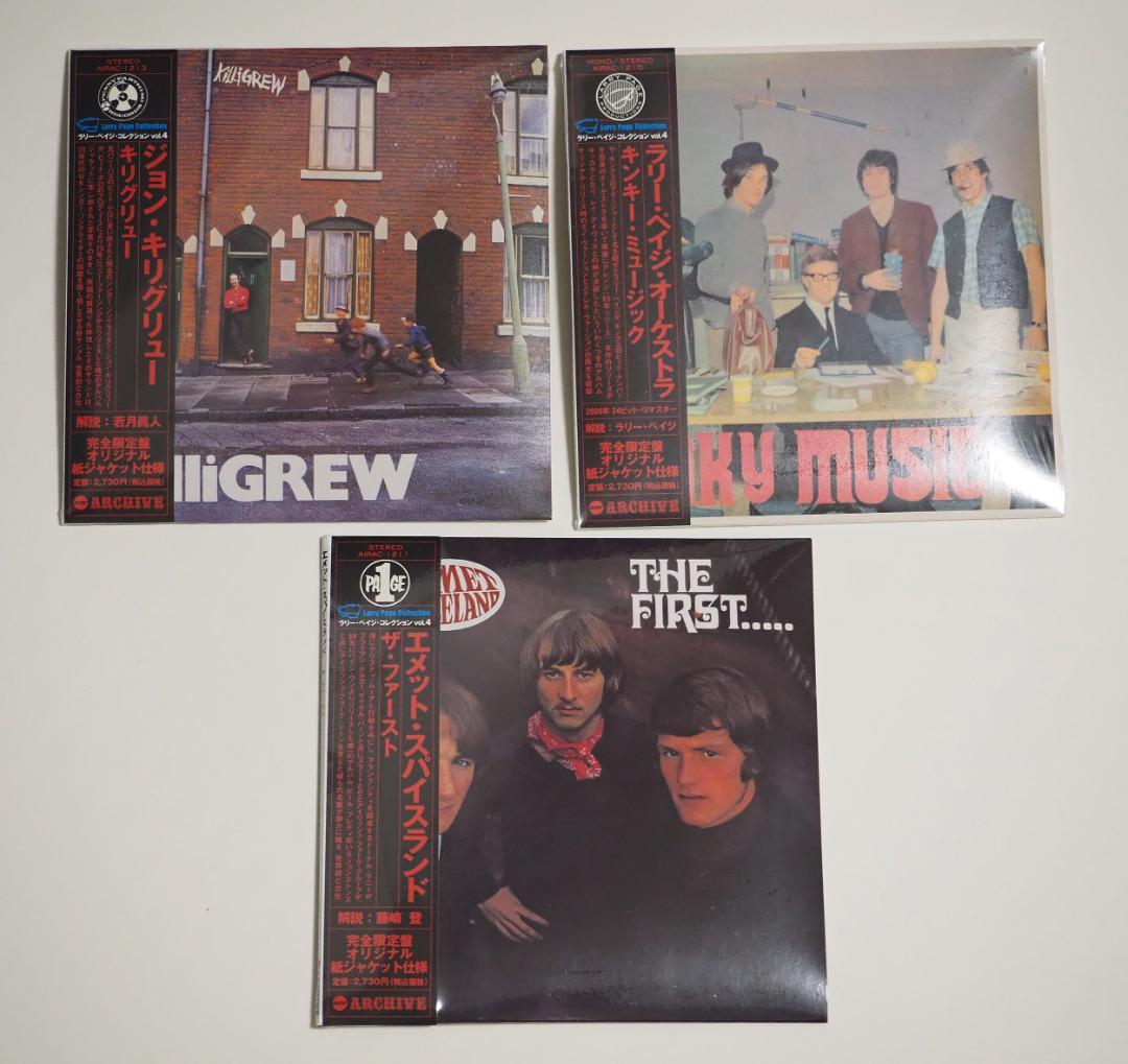 新品 Kinky Music　紙ジャケCD6枚　特典BOX　Page One