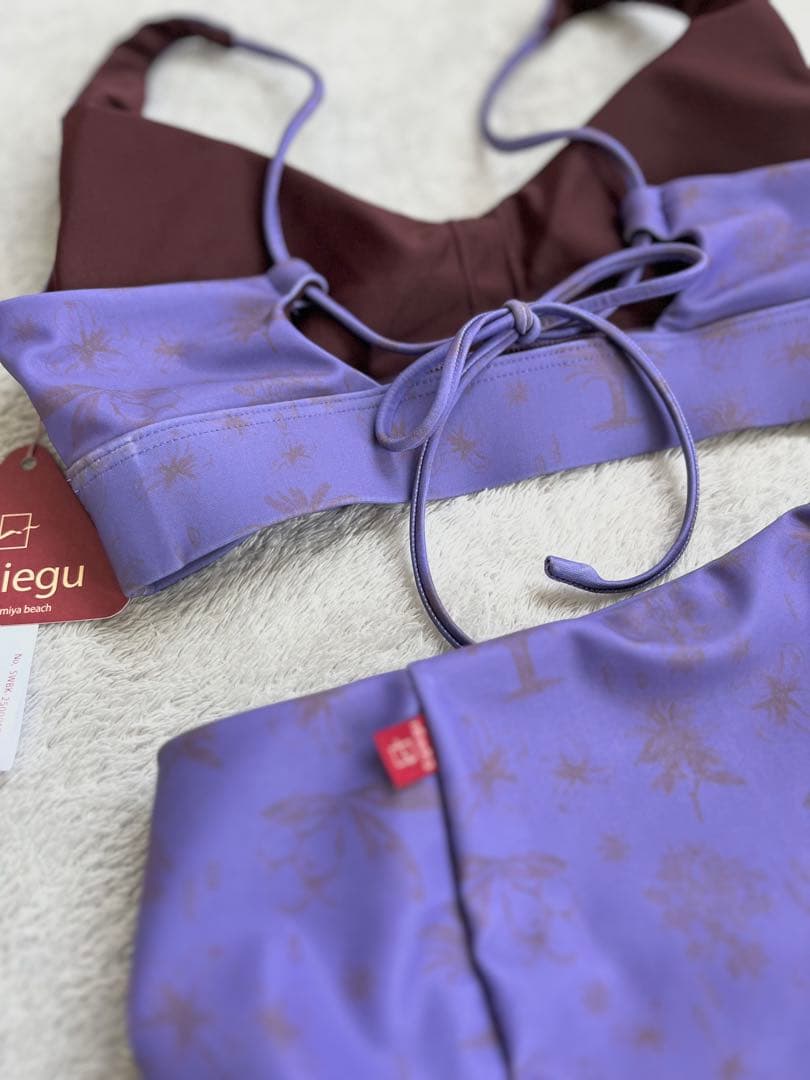 新品Espieguビキニset パープル［S-M］