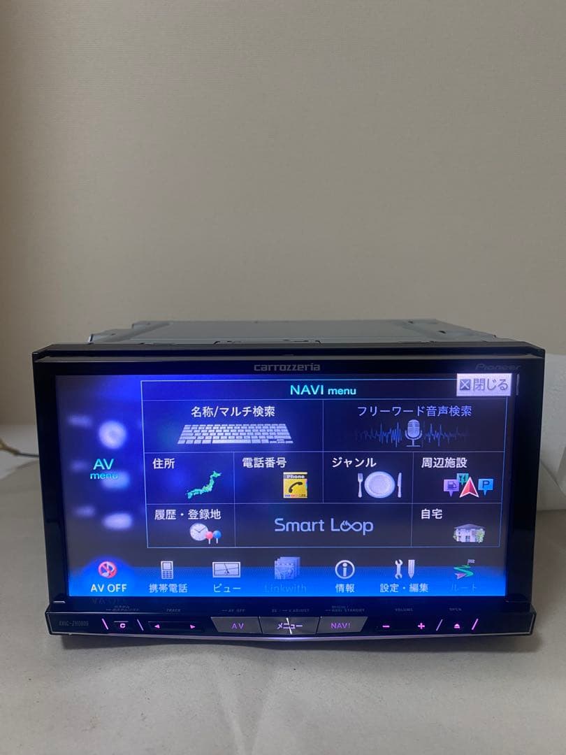 AVIC-ZH0009 2018年の地図