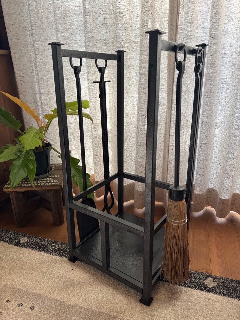 ダッチウエストジャパン ファイヤーツール ウッドホルダー＆ツールセット