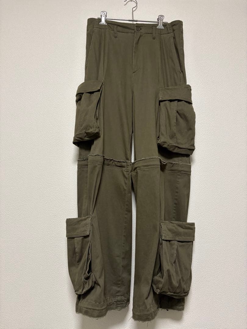 【GRANCY】ZipDesign CargoPants カーキ