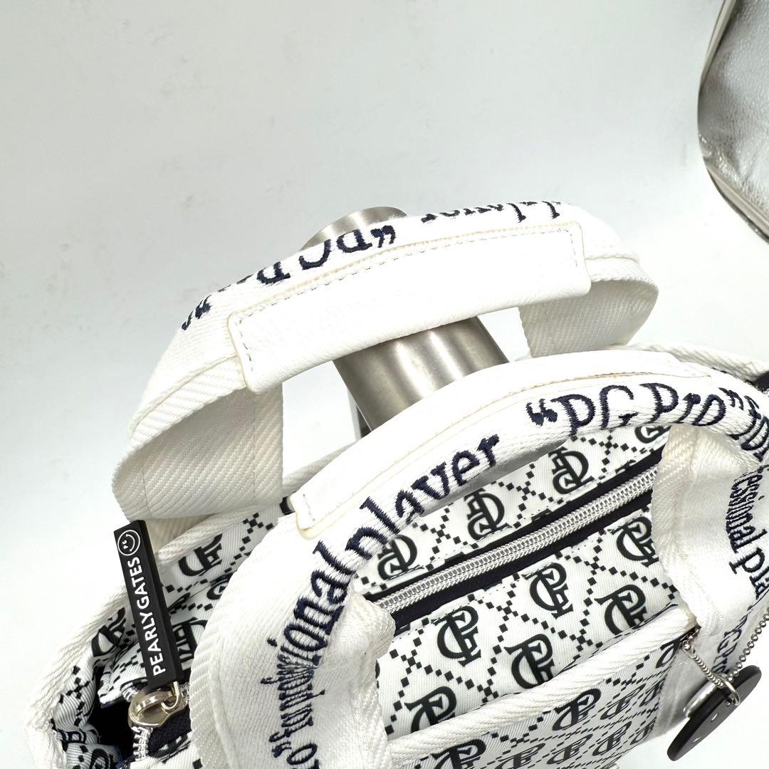 PEARLY GATES モノグラムニコちゃんストラップ カートバックポーチ付き