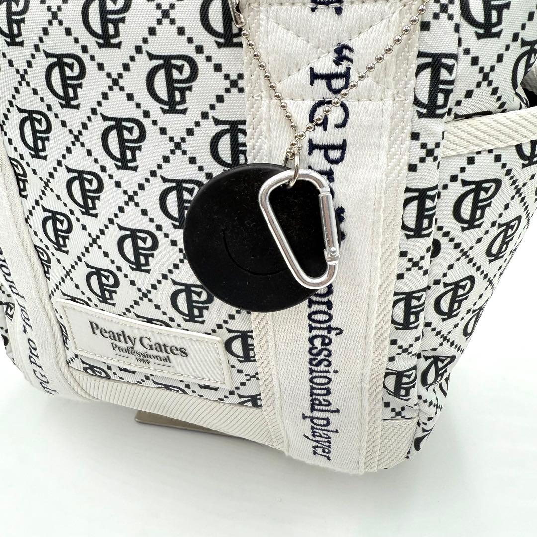 PEARLY GATES モノグラムニコちゃんストラップ カートバックポーチ付き