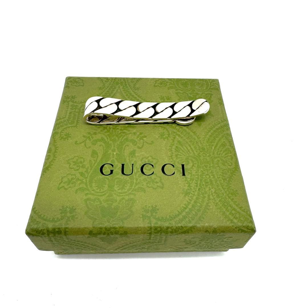 【美品・付属品完備】グッチ マネークリップ　マネクリ　財布　インターロッキング
