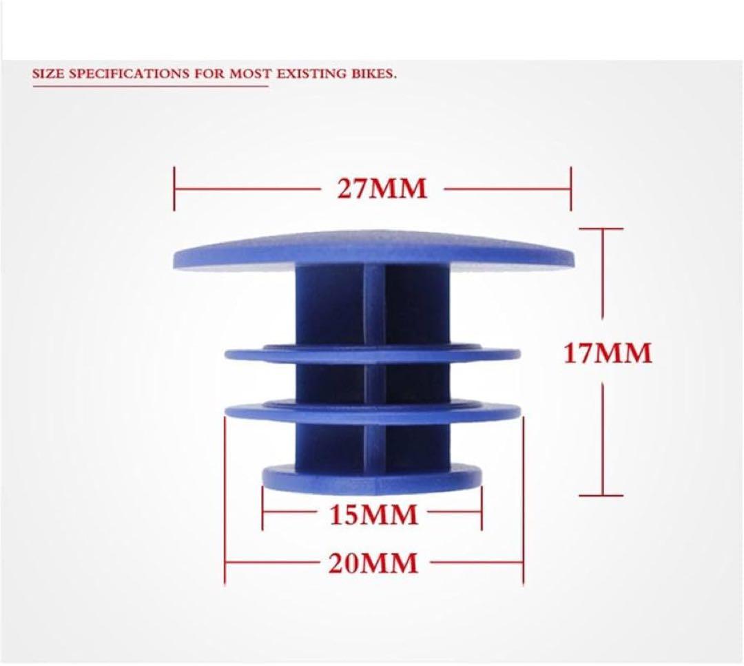 Toysmith 自転車 ハンドルバー エンドバー ペア 20mm バイク 赤
