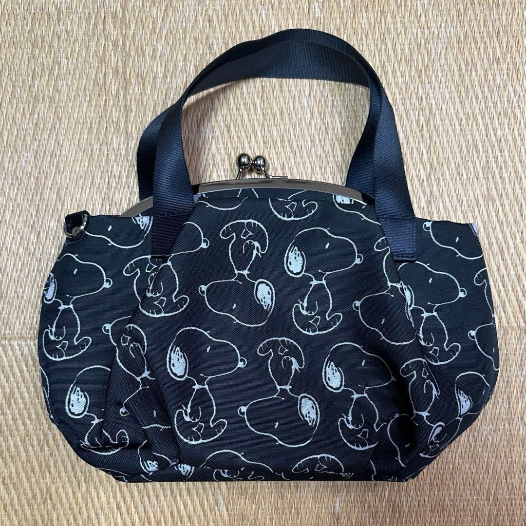 【新品】スヌーピー　がま口バルーントートバッグ