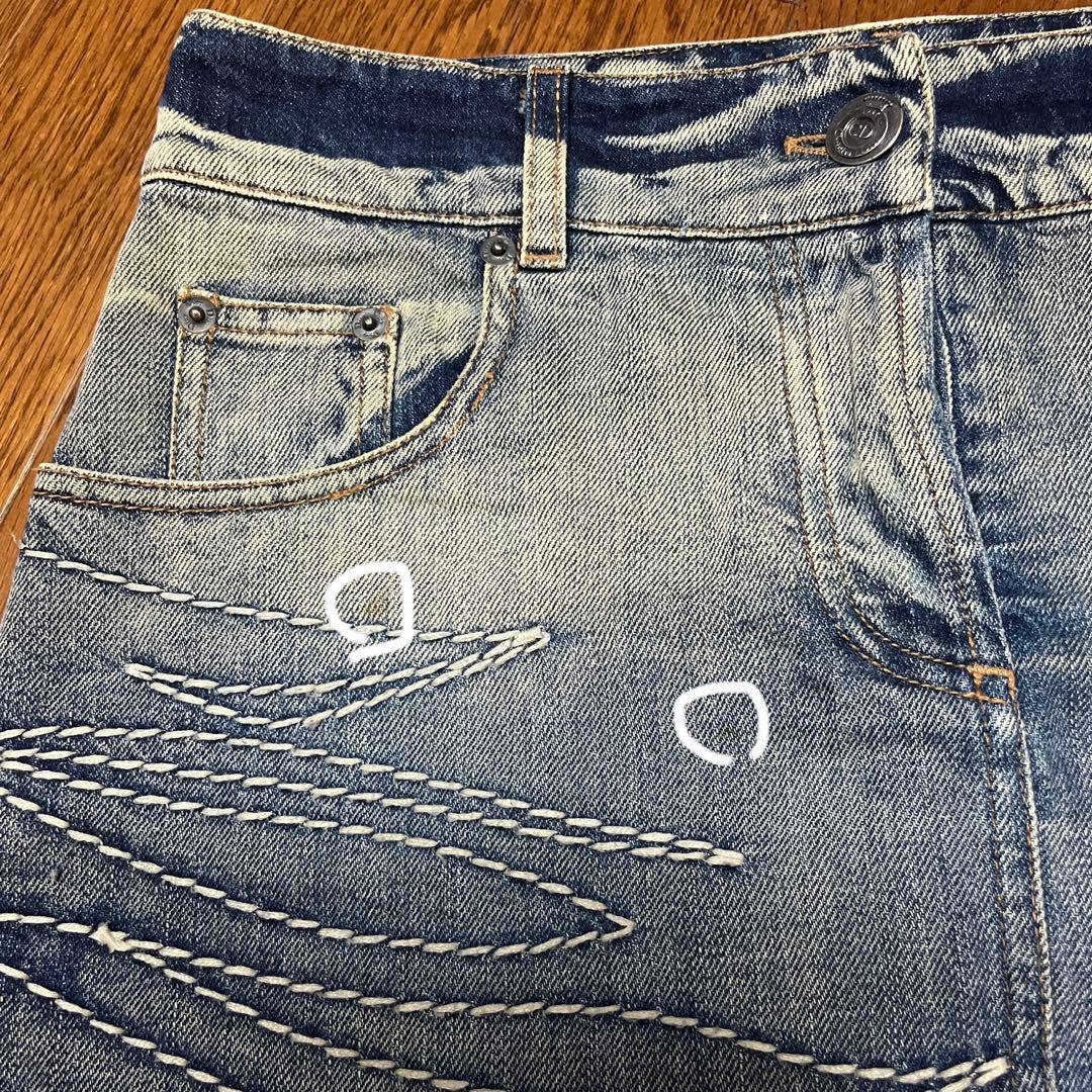 Christian Dior 2006年 デニムミニスカート38