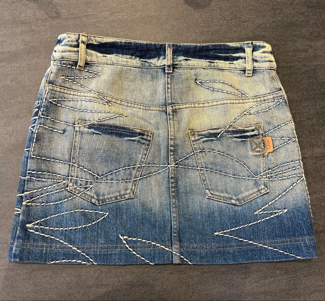 Christian Dior 2006年 デニムミニスカート38