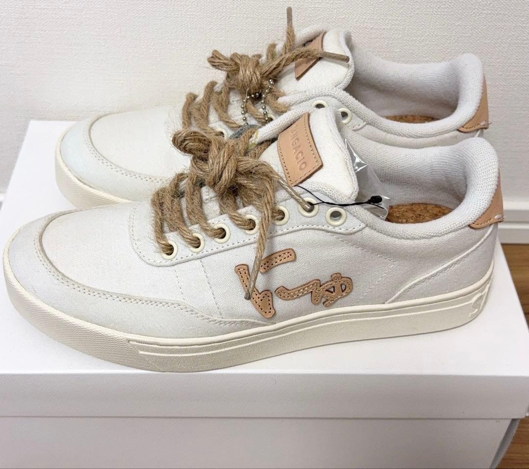 【未使用 】限定 SANGACIO　にゅ　スニーカー　オーガニック素材　23.5