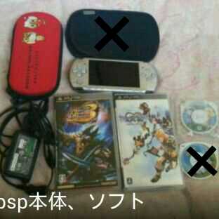 psp本体　ソフト