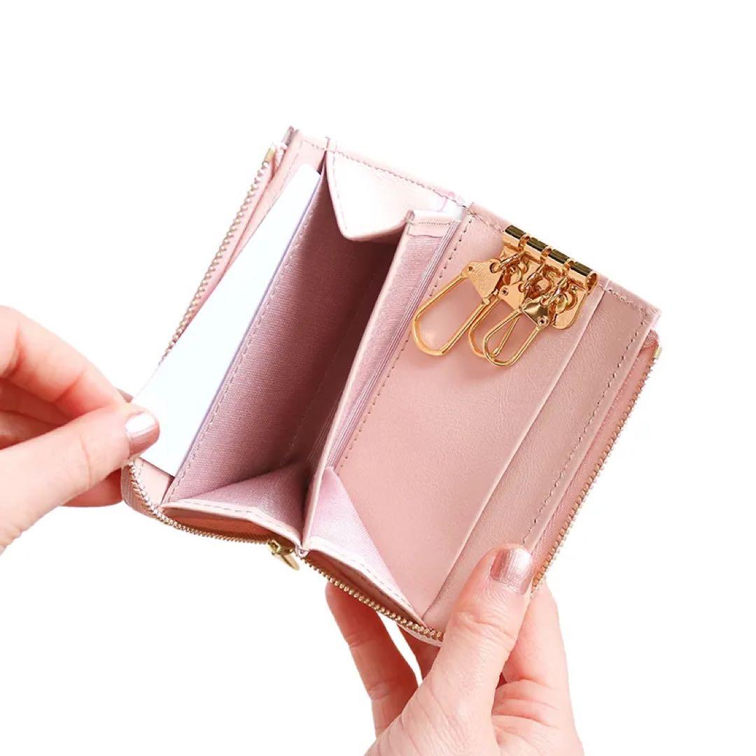 美品 未使用 AERHER エーテル フロレゾン 桜 キーケース ケース