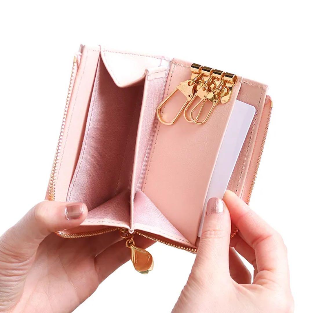 美品 未使用 AERHER エーテル フロレゾン 桜 キーケース ケース