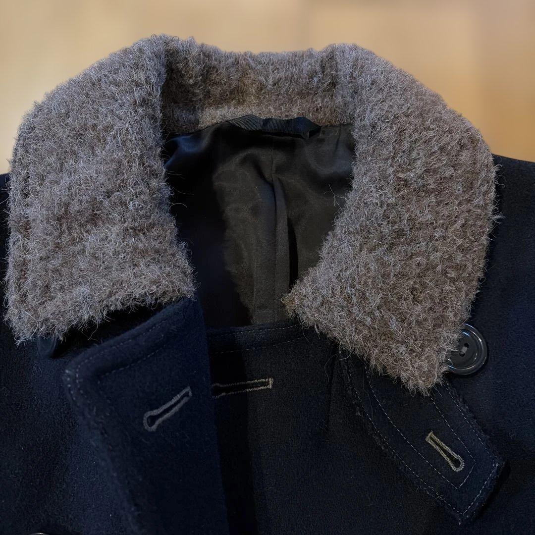 良品 S/DOUBLE エスダブル ピーコート メルトンウール アルパカ