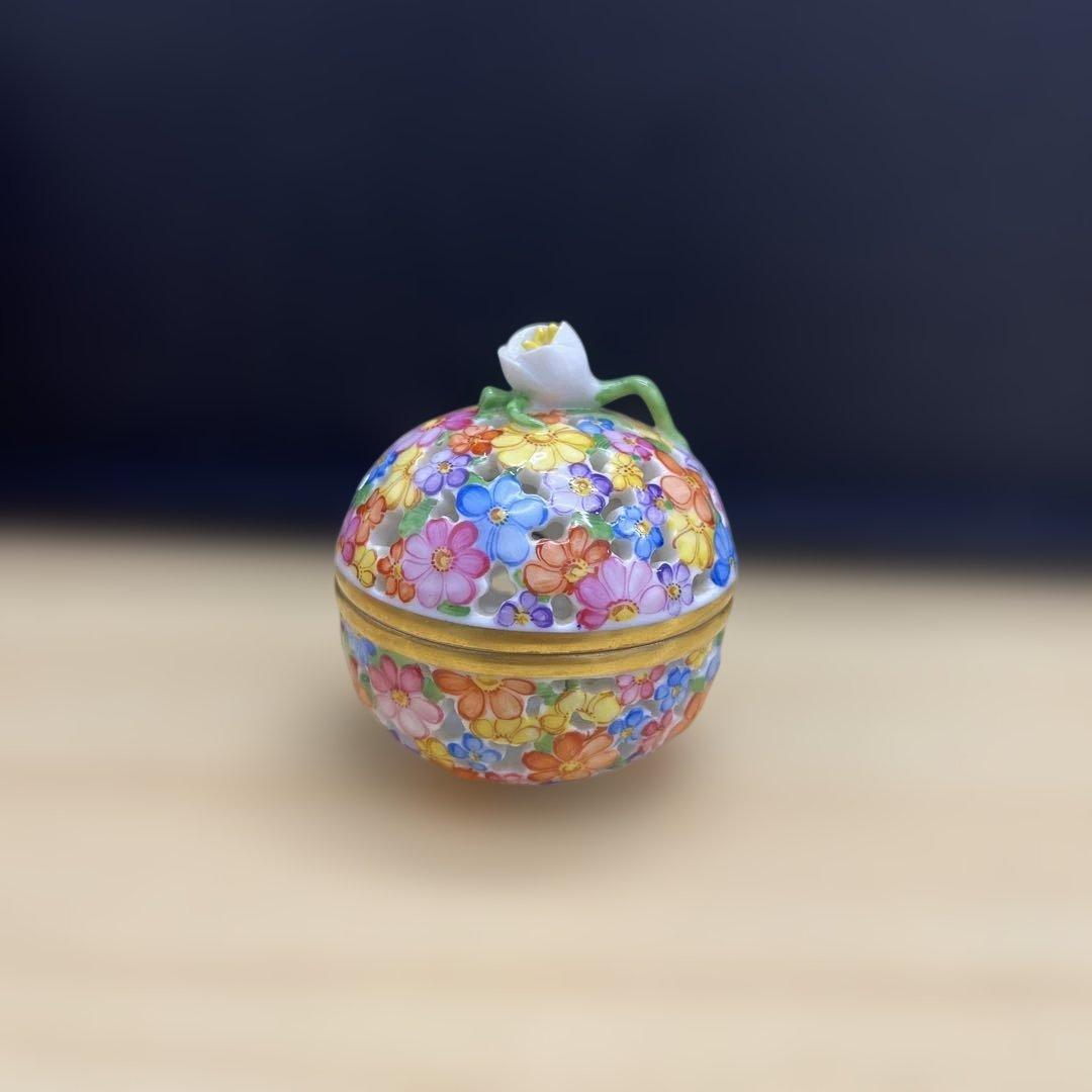 HEREND ハンドペイント　ボンボニエール