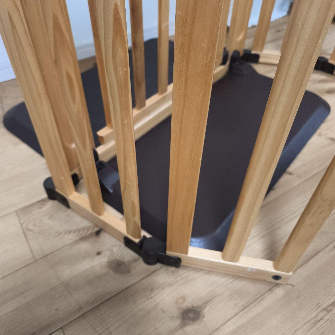 【付属品完備】日本育児 おくだけドアーズ ウッディ Lサイズ