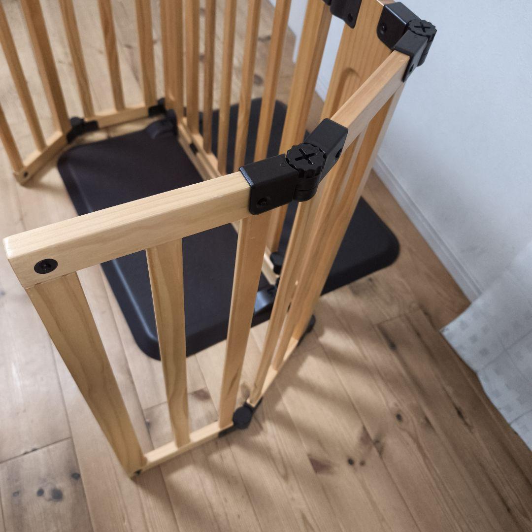 【付属品完備】日本育児 おくだけドアーズ ウッディ Lサイズ