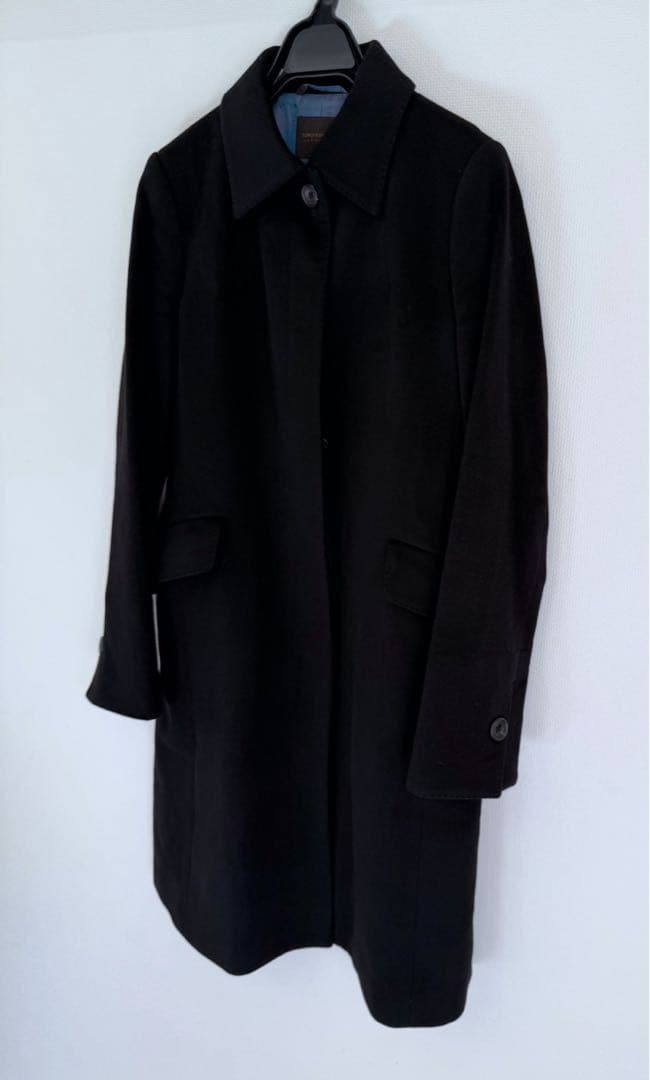 美品　TOMORROWLAND ロングコート　カシミヤ100%　定価約12万円