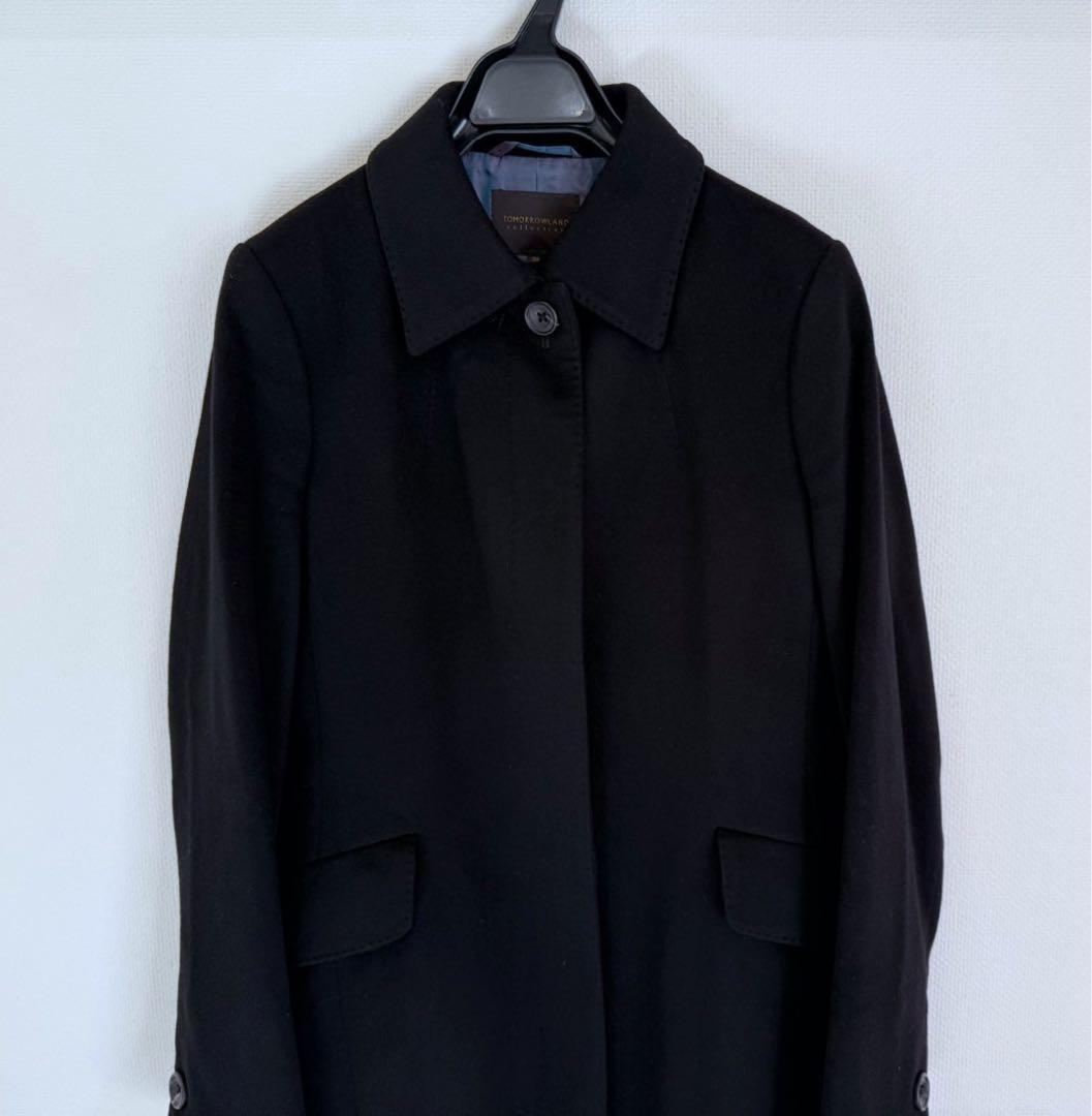 美品　TOMORROWLAND ロングコート　カシミヤ100%　定価約12万円