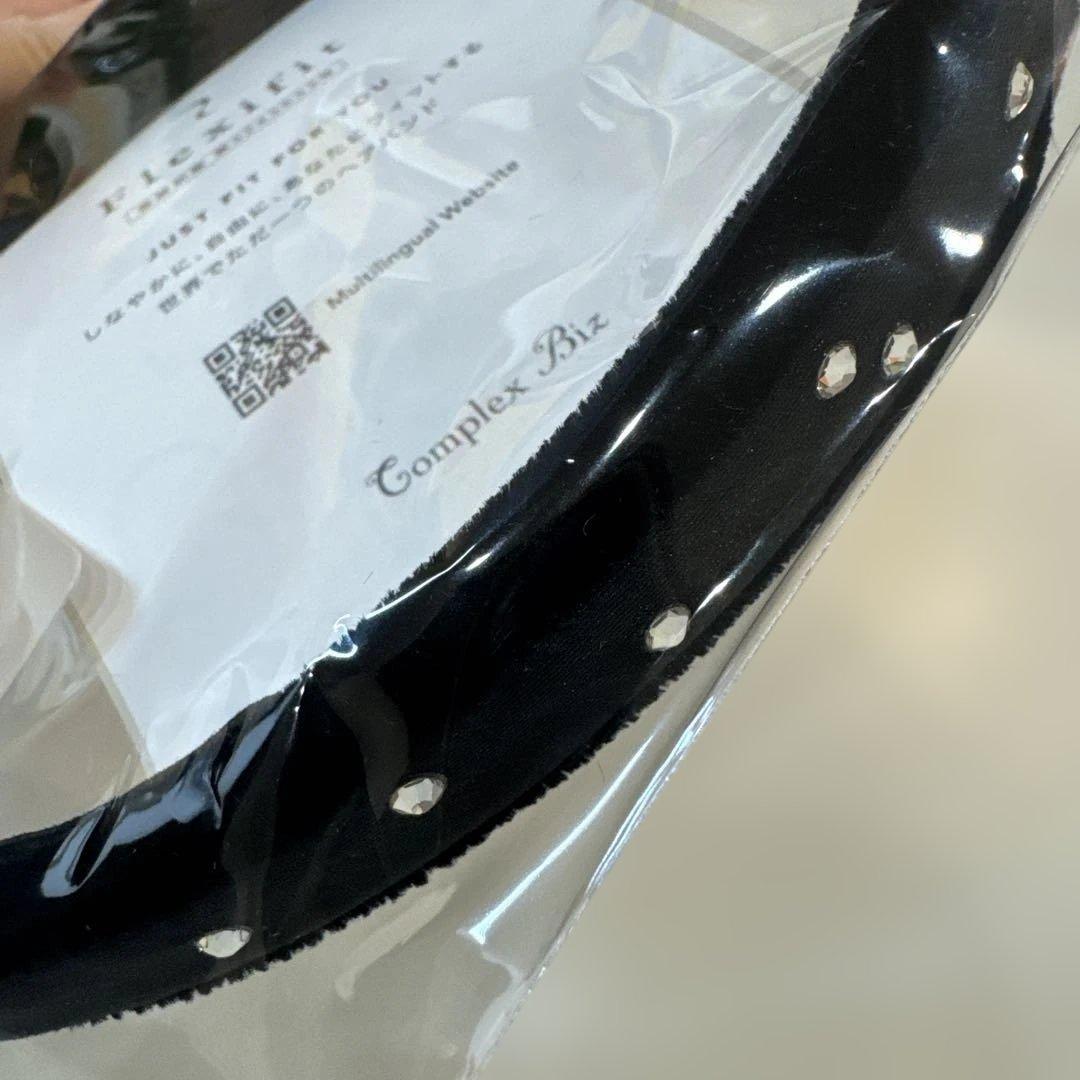 Flexfit ブラック ヘアバンド コンプレックスビズ　カチューシャ