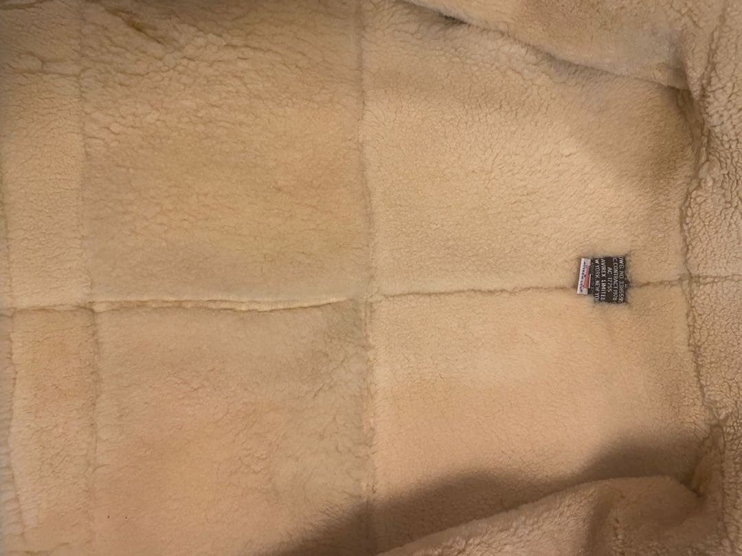 AVIREX フライトジャケット　Ｂ-3 本革　リアルムートン　38