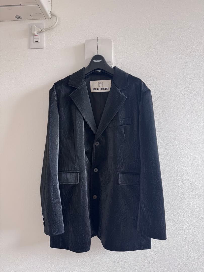 PRANK PROJECT マルチファブリックフェイクレザージャケット