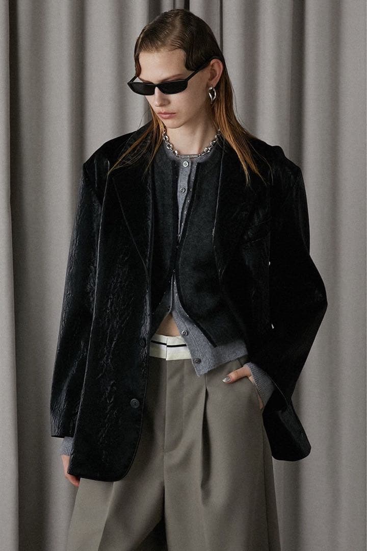 PRANK PROJECT マルチファブリックフェイクレザージャケット