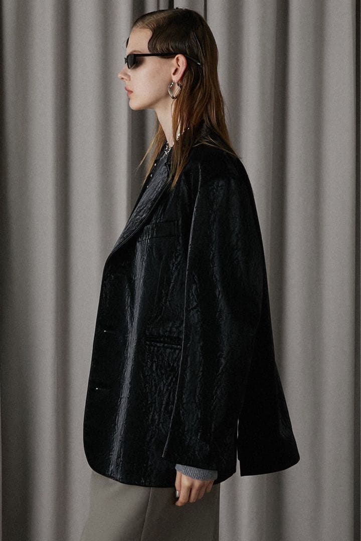 PRANK PROJECT マルチファブリックフェイクレザージャケット