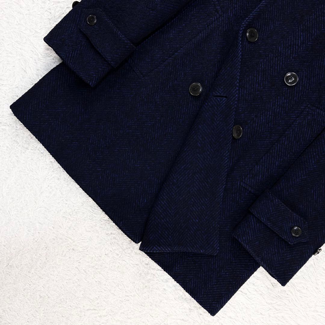 極美品 COLOMBO 別注 カシミヤ混 トゥモローランドピルグリム ピーコート