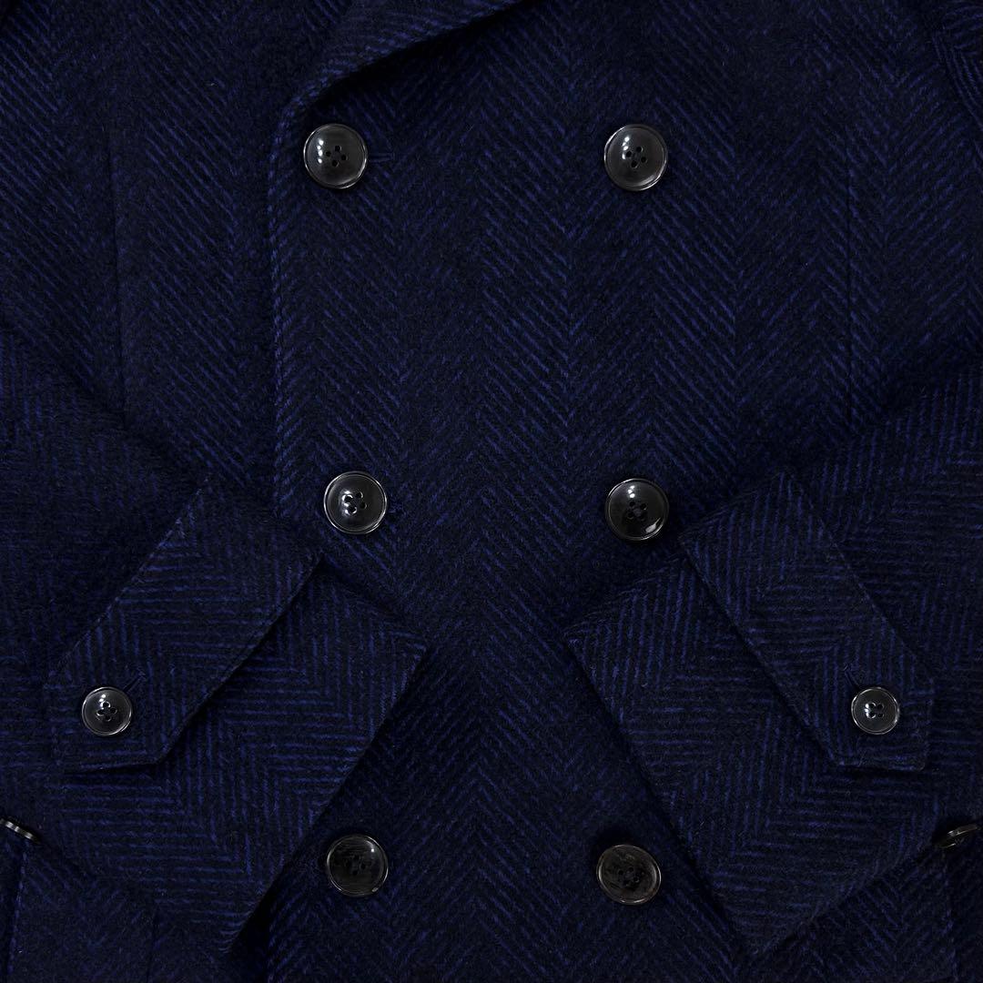 極美品 COLOMBO 別注 カシミヤ混 トゥモローランドピルグリム ピーコート