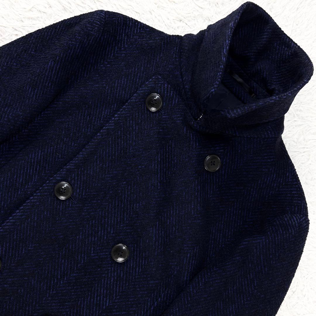 極美品 COLOMBO 別注 カシミヤ混 トゥモローランドピルグリム ピーコート