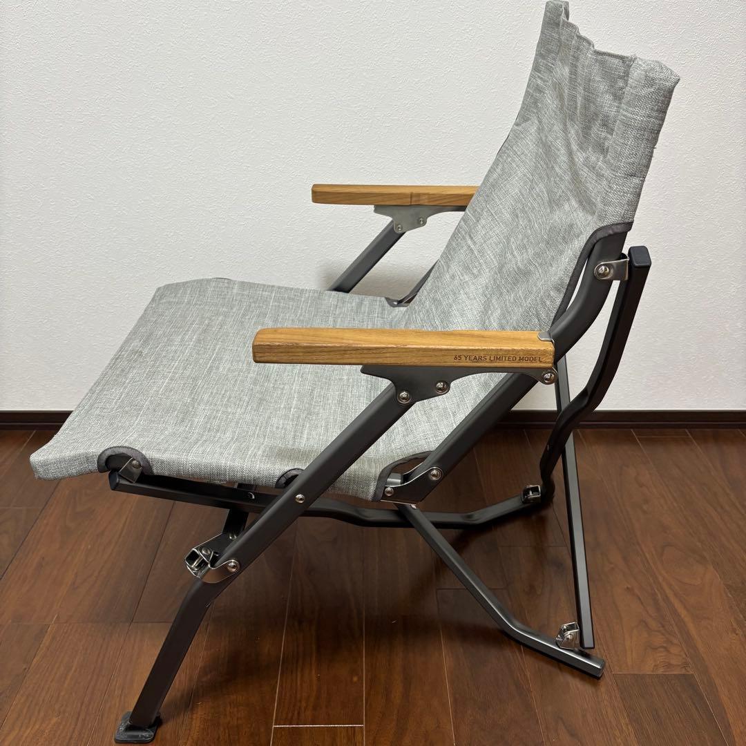  peak 65周年 ローチェア ショート　メランジグレー　1脚