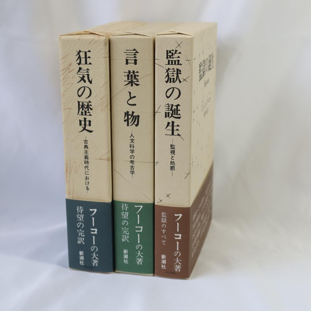 狂気の歴史、言葉と物、監獄の誕生 フーコー