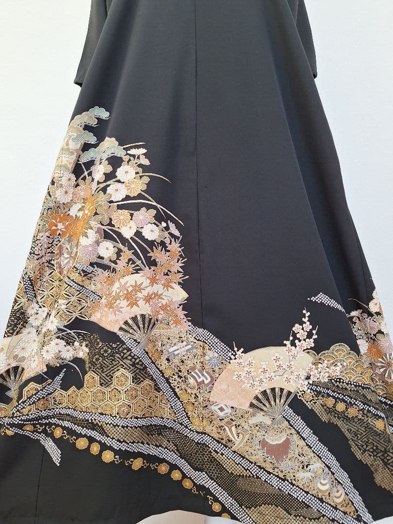 着物リメイクワンピース3621