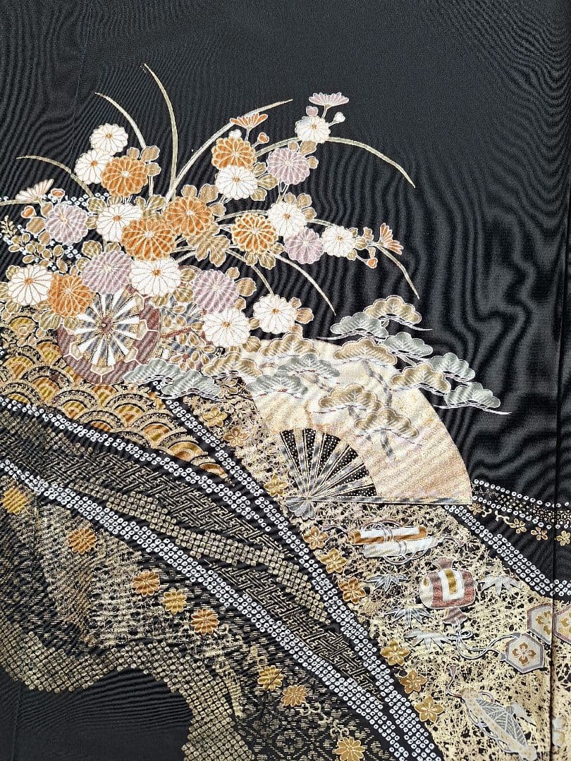 着物リメイクワンピース3621