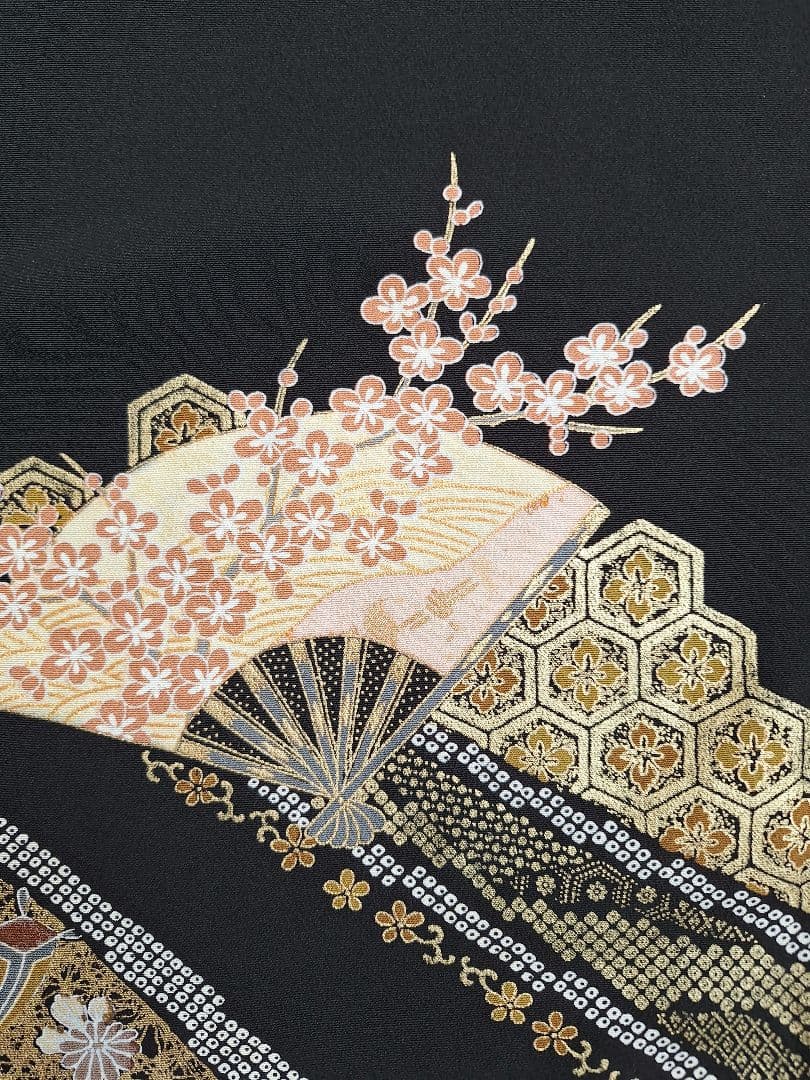 着物リメイクワンピース3621