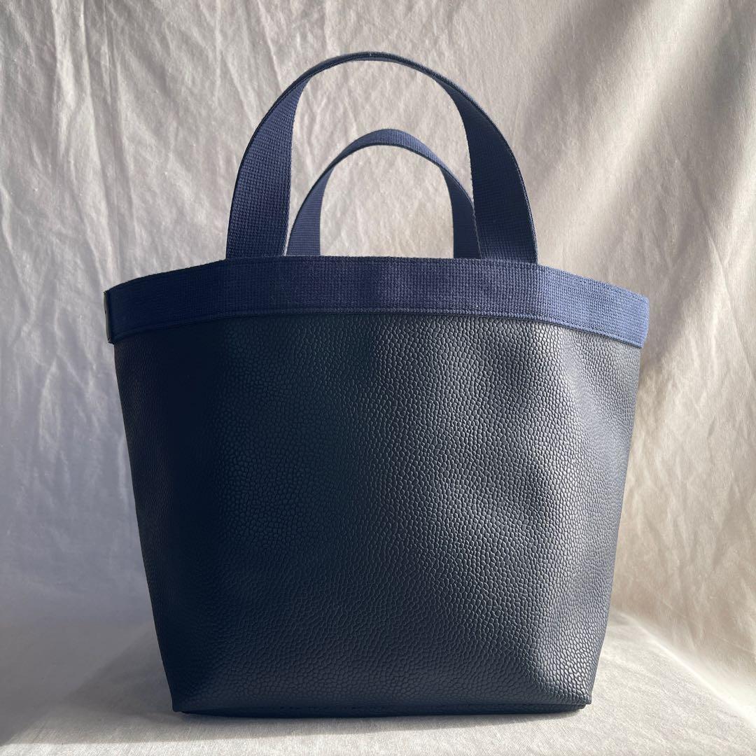 美品 エルベシャプリエ 707gp ネイビー×ネイビー コーテッドキャンパス