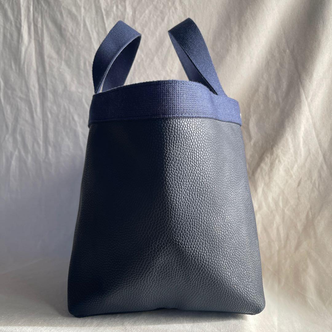 美品 エルベシャプリエ 707gp ネイビー×ネイビー コーテッドキャンパス